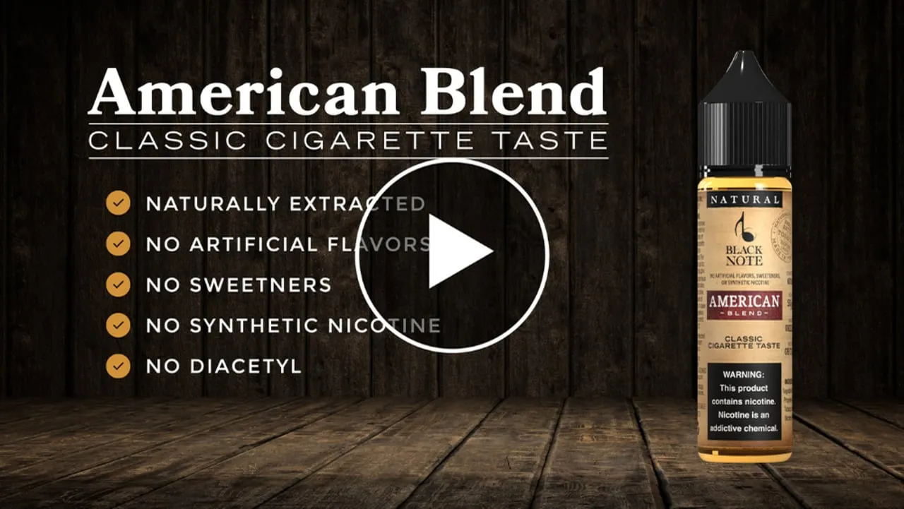 Black Note American Blend liquido sigaretta elettronica tabacco