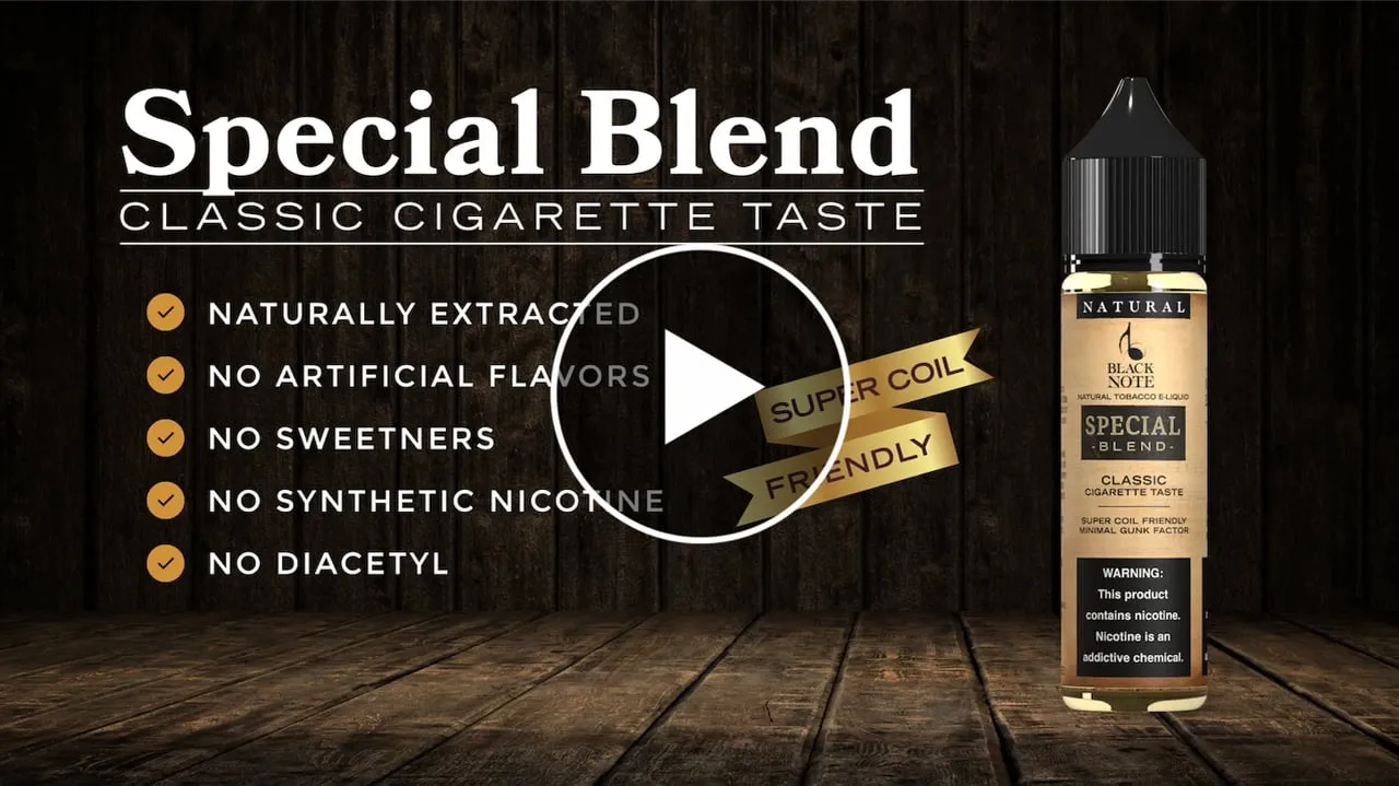 Black Note Special Blend Tobacco liquido sigaretta elettronica classico