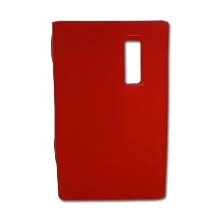 Ovale Genus custodia silicone rossa