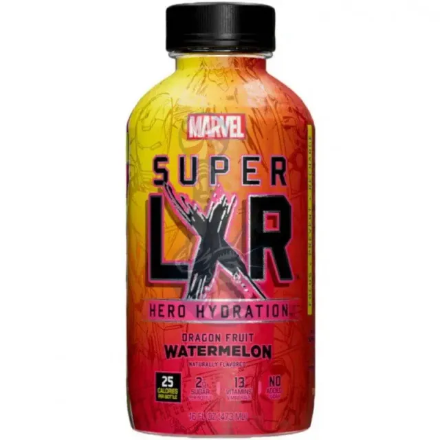 Arizona Marvel LXR energy drink dragon fruit anguria